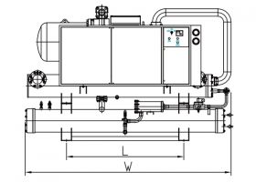 Máy Lạnh Chillers R-22 TCW 80 ~ 120EB1D