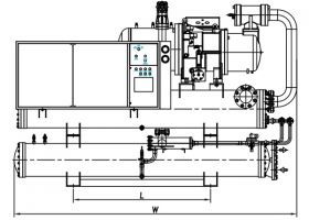 Máy Lạnh Chillers R-22 TCW 150EB1D